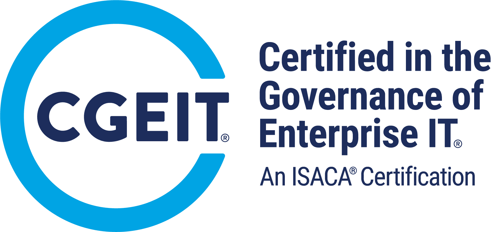 CGEIT — Certified in the Governance of Enterprise IT®, an ISACA certification