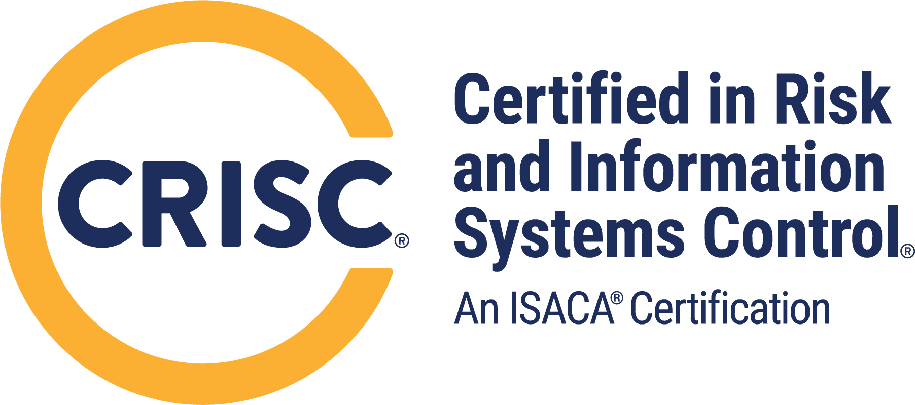 CRISC — Certified in Risk and Information Systems Control®, an ISACA certification